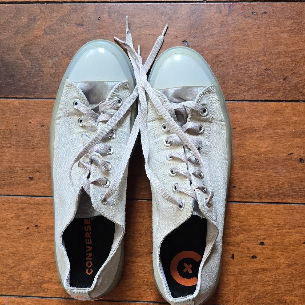 Off-White Canvas Converse Chuck Taylor All Star CX Ex